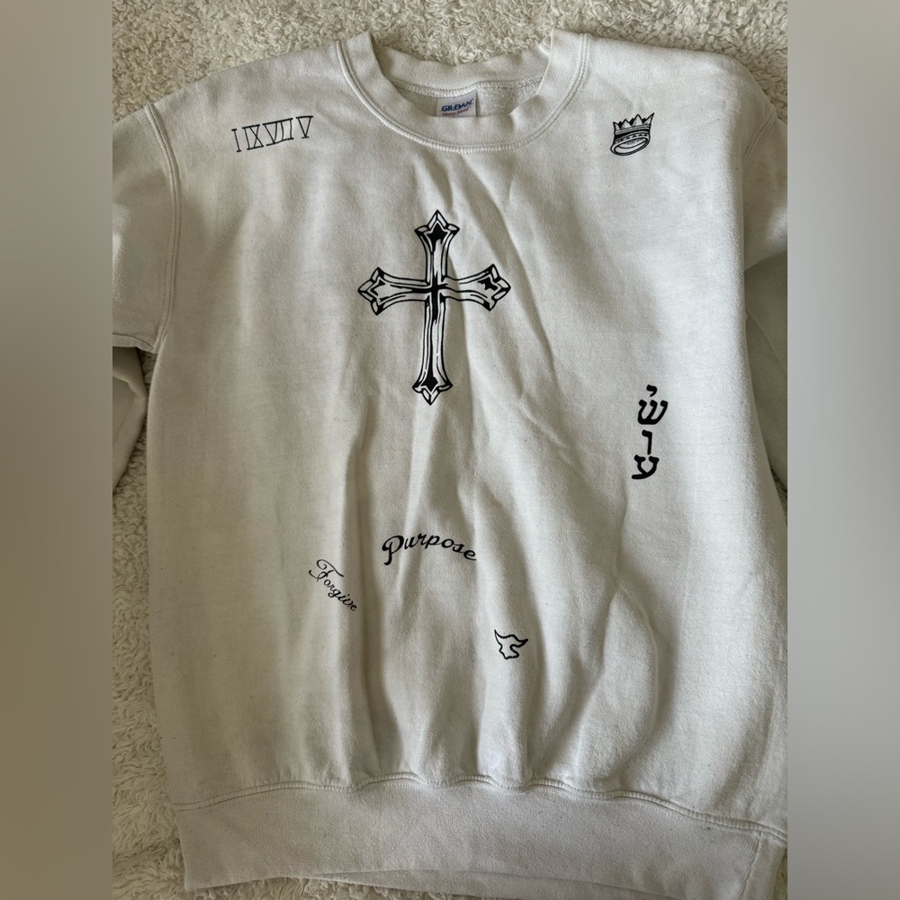 Justin Bieber Tattoo Sweater - Picture 1 of 5